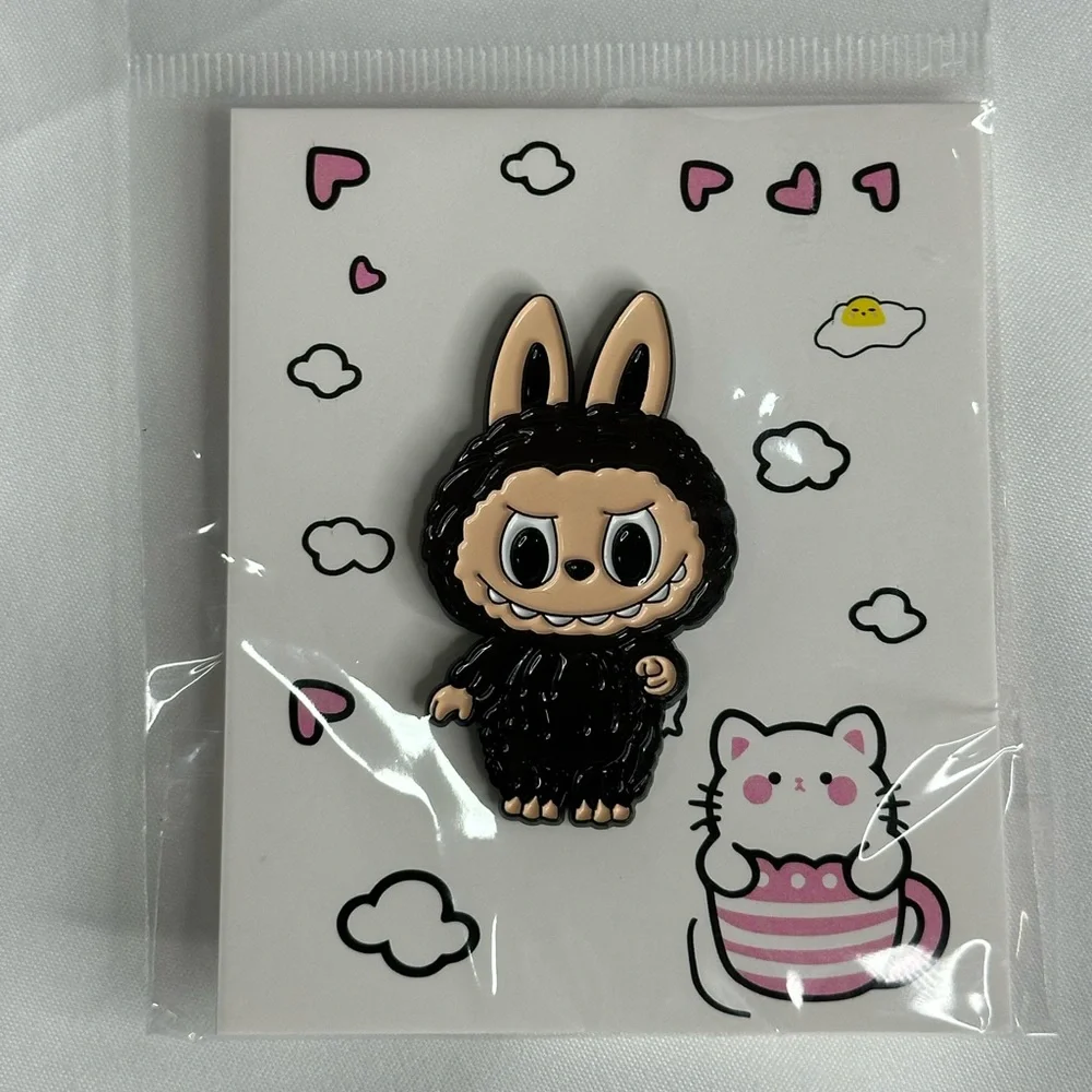 Labubu The Monsters Pin in Black - Picture 4 of 7